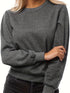 Minimalistisches Damen-Sweatshirt | Solid Basic Pullover